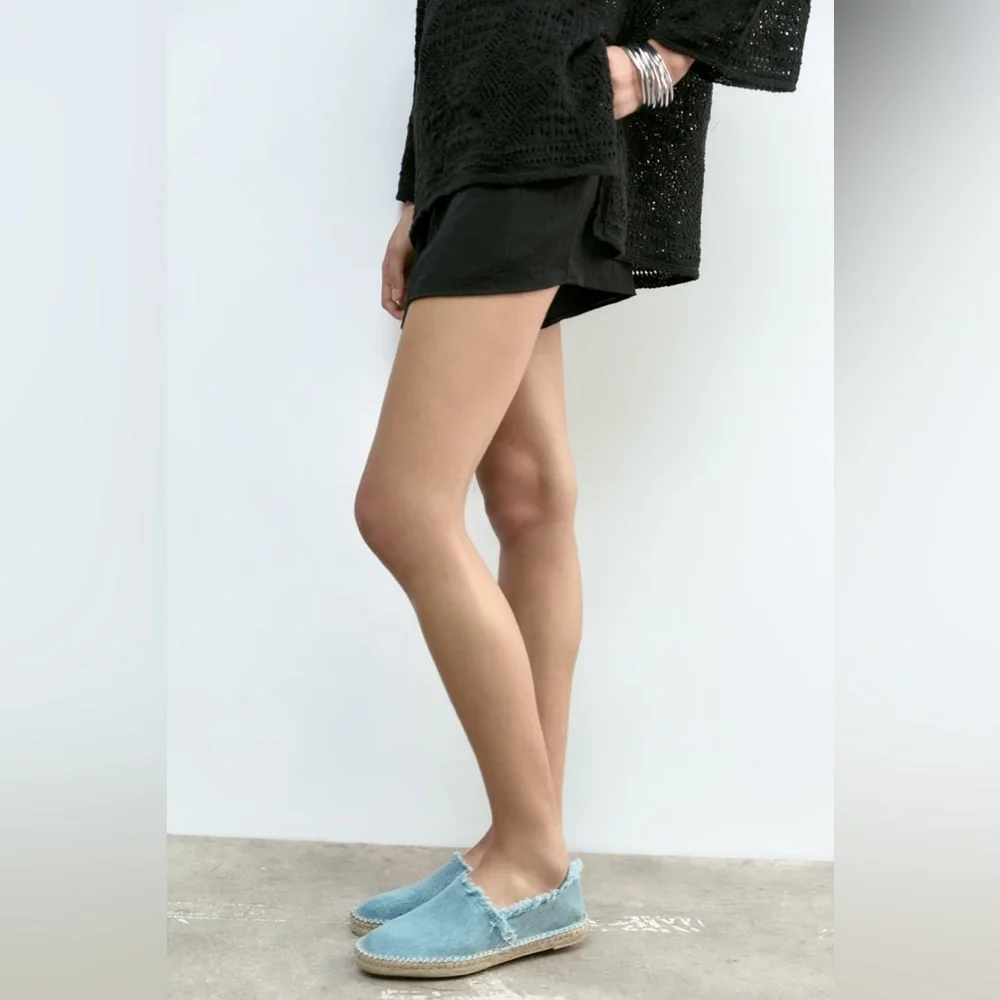 ZARA Denim Espadrilles